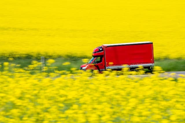 camion en tournée