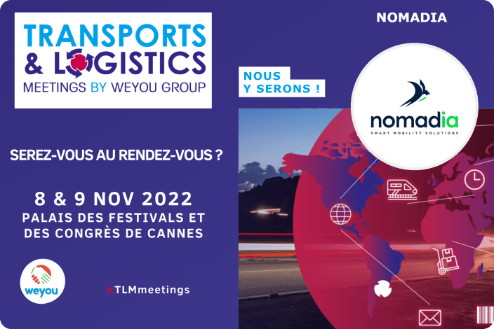 Nomadia participe au salon Transports & Logistics Meetings a Cannes