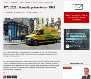 Nomadia présente son DMS